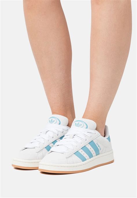 adidas campus blauw witte veters